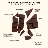 Nightcap — mushroom chocolate supplement for deep sleep