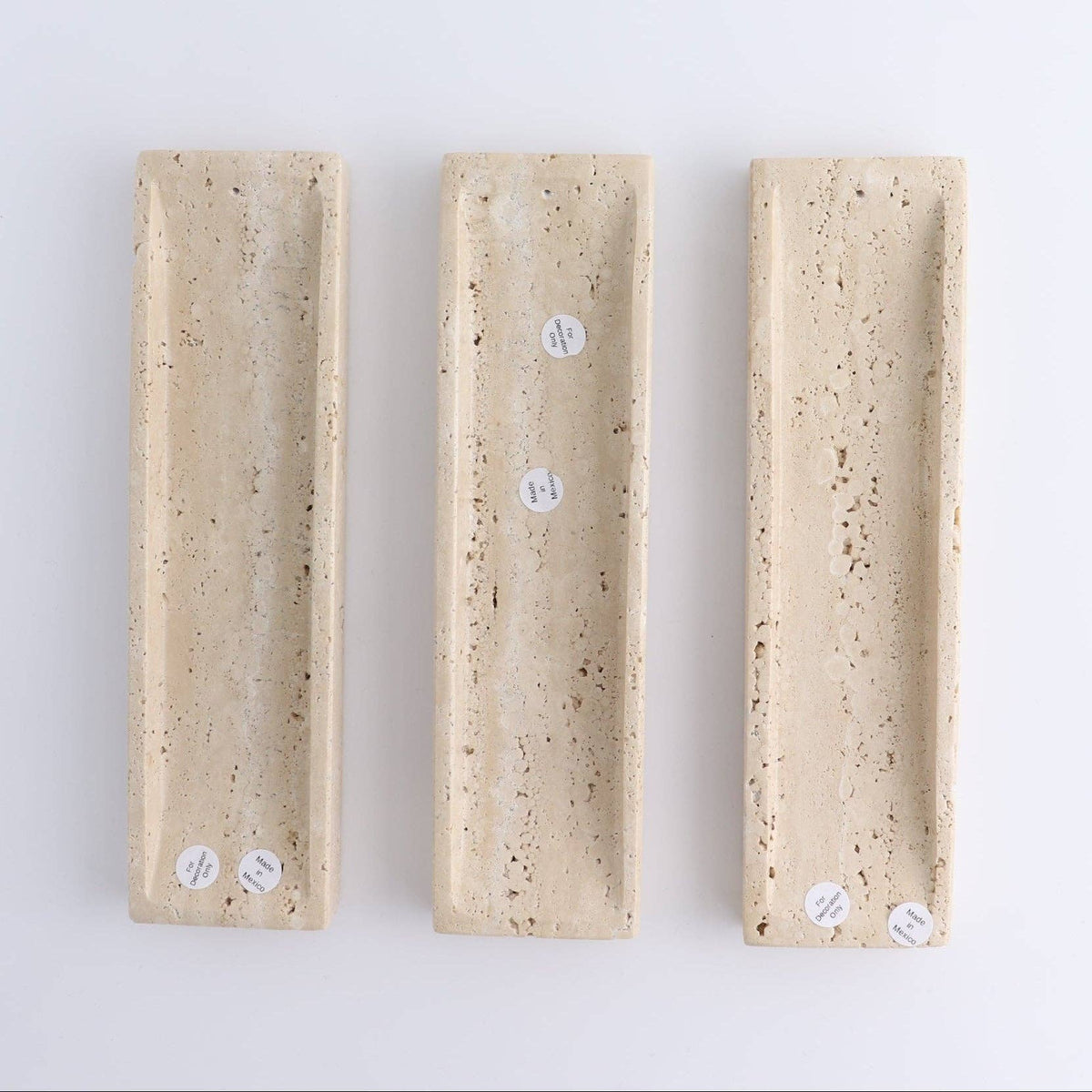 Travertine Incense Holder