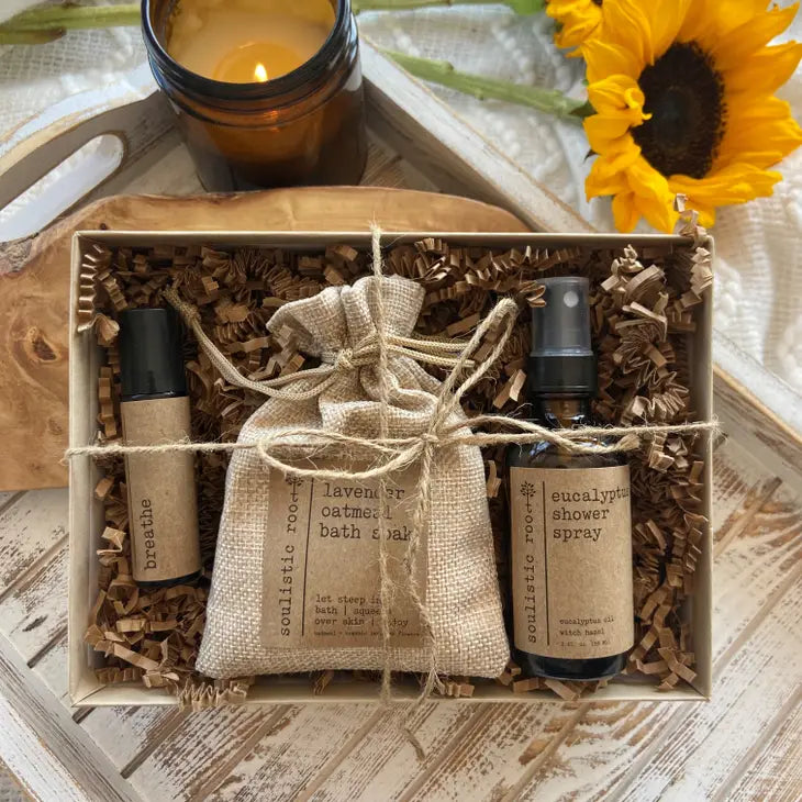 Rejuvenate Gift Set - Shower Spray | Breathe | Oatmeal Soak
